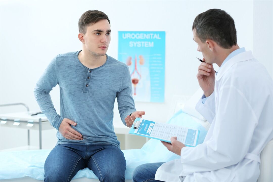 See a doctor for prostatitis. 