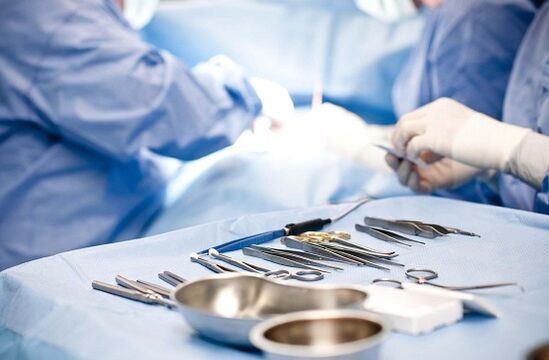 Surgical intervention in chronic prostatitis
